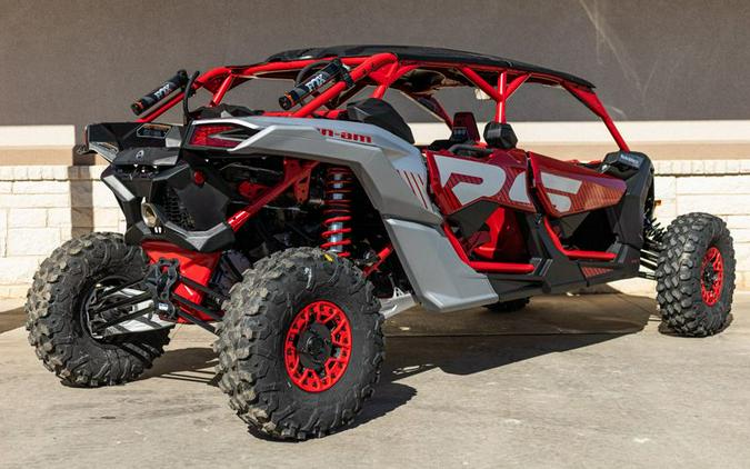 New 2024 CAN-AM MAVERICK X3 MAX X DS TURBO RR FIERY RED AND HYPER SILVER