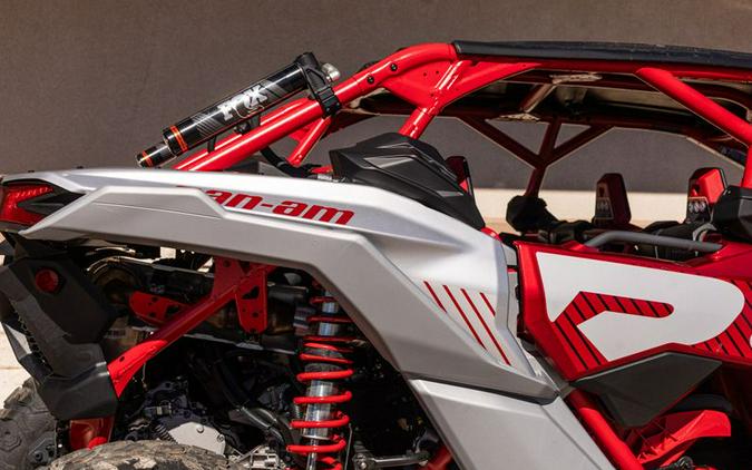 New 2024 CAN-AM MAVERICK X3 MAX X DS TURBO RR FIERY RED AND HYPER SILVER