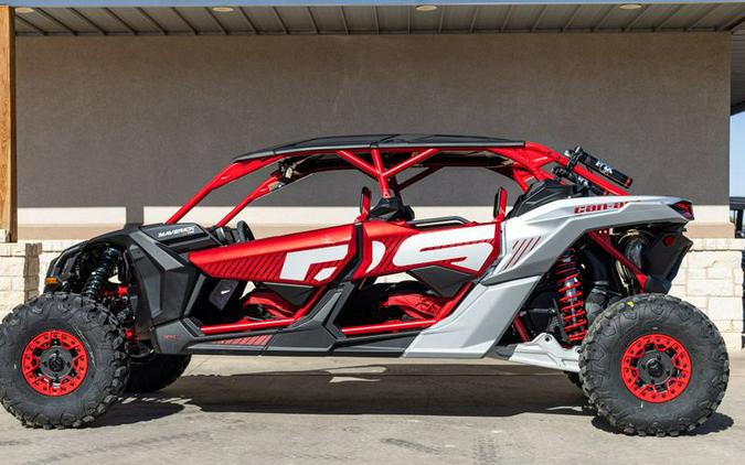 New 2024 CAN-AM MAVERICK X3 MAX X DS TURBO RR FIERY RED AND HYPER SILVER