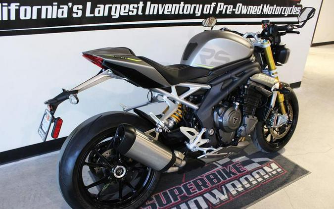 2022 Triumph Speed Triple 1200 RS Matte Silver Ice