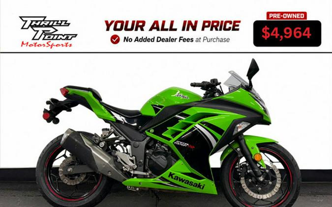 2014 Kawasaki Ninja 300 SE