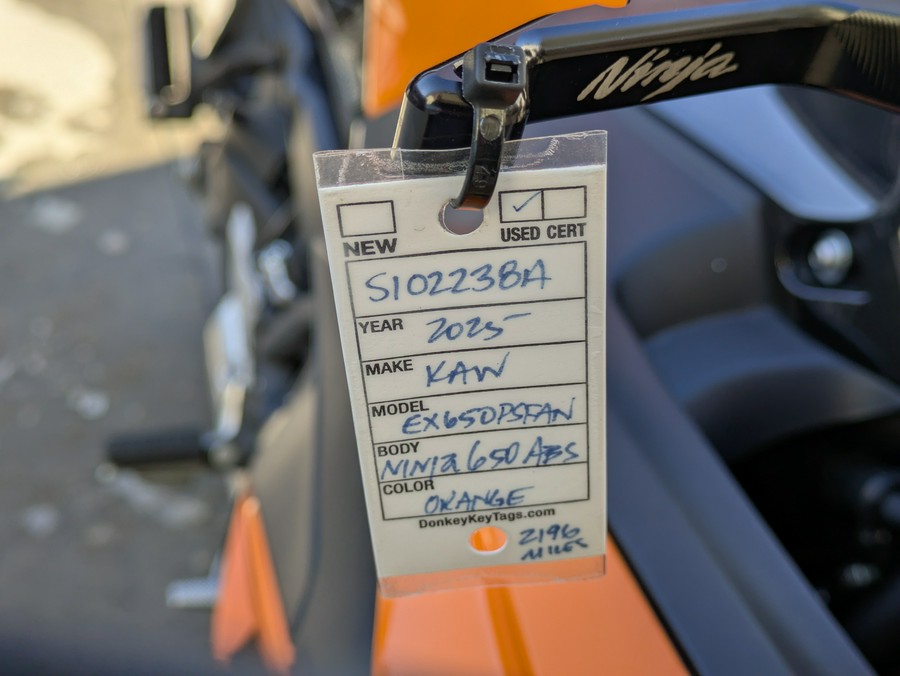 2025 Kawasaki Ninja 650 ABS