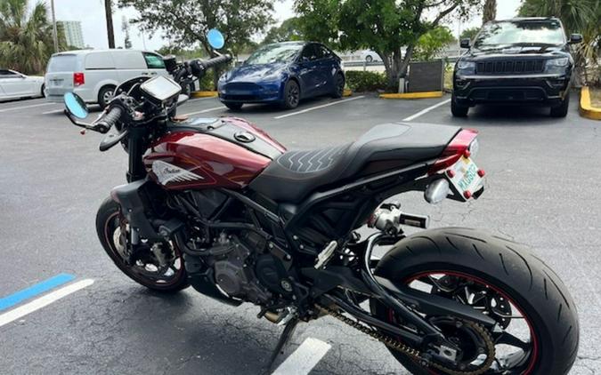 2022 Indian Motorcycle® FTR S Maroon Metallic