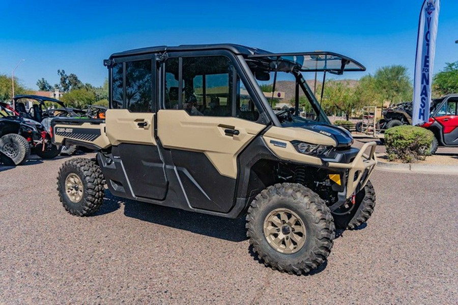 2025 Can-Am Defender MAX Limited HD10 Desert Tan & Stealth Bla