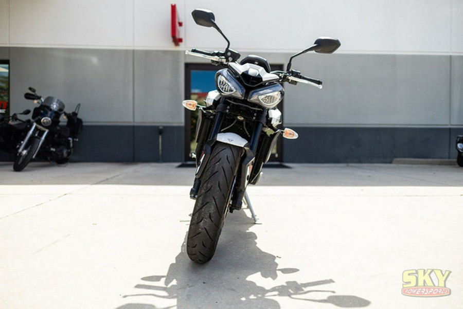 2024 Triumph Street Triple 765 R Crystal White