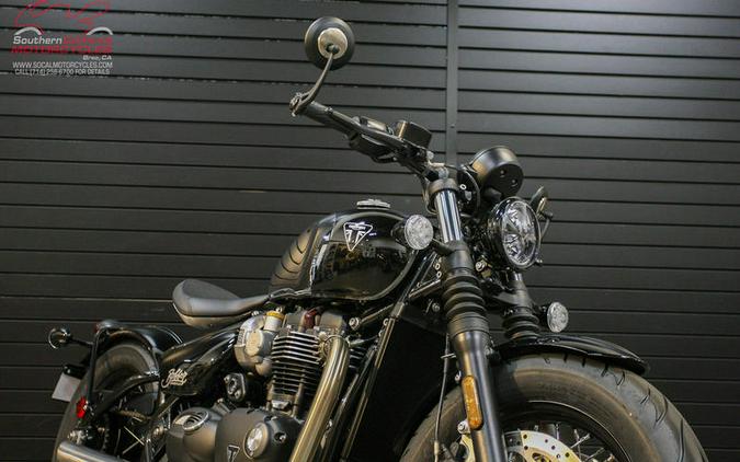 2023 Triumph Bonneville Bobber Chrome Edition Chrome / Jet Black