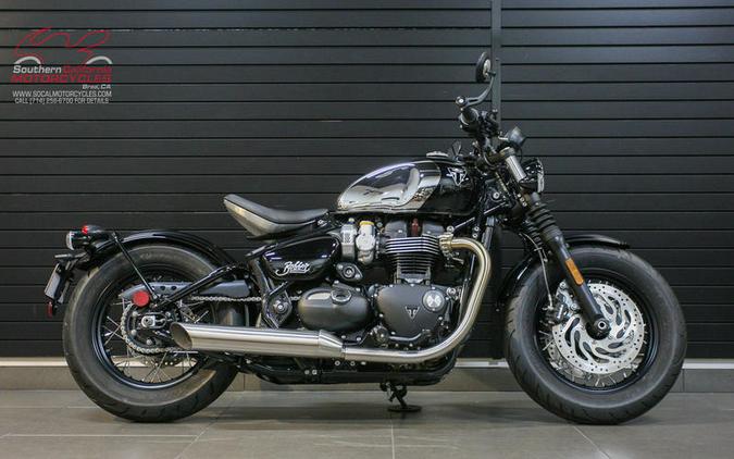 2023 Triumph Bonneville Bobber Chrome Edition Chrome / Jet Black