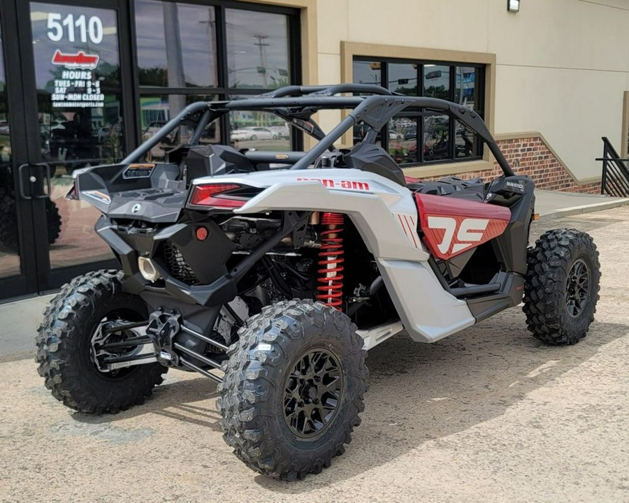 2024 Can-Am® Maverick X3 DS Turbo Fiery Red & Hyper Silver