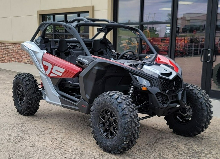 2024 Can-Am® Maverick X3 DS Turbo Fiery Red & Hyper Silver