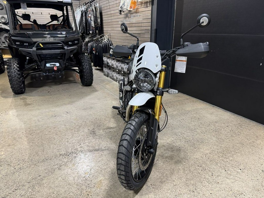 2026 Triumph Scrambler 400 XC Vanilla White