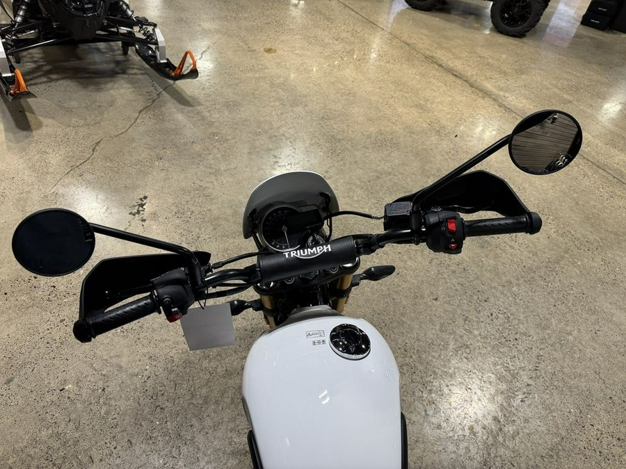 2026 Triumph Scrambler 400 XC Vanilla White