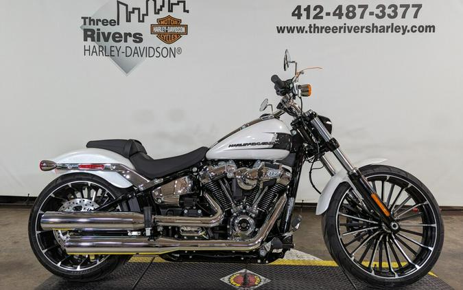 2024 Harley-Davidson Breakout 117 White Onyx Pearl - Black Finish