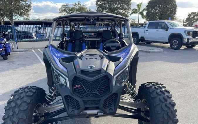 2024 Can-Am® Maverick X3 MAX X rs Turbo RR with Smart-Shox Dazzling Blue & Carbon Black