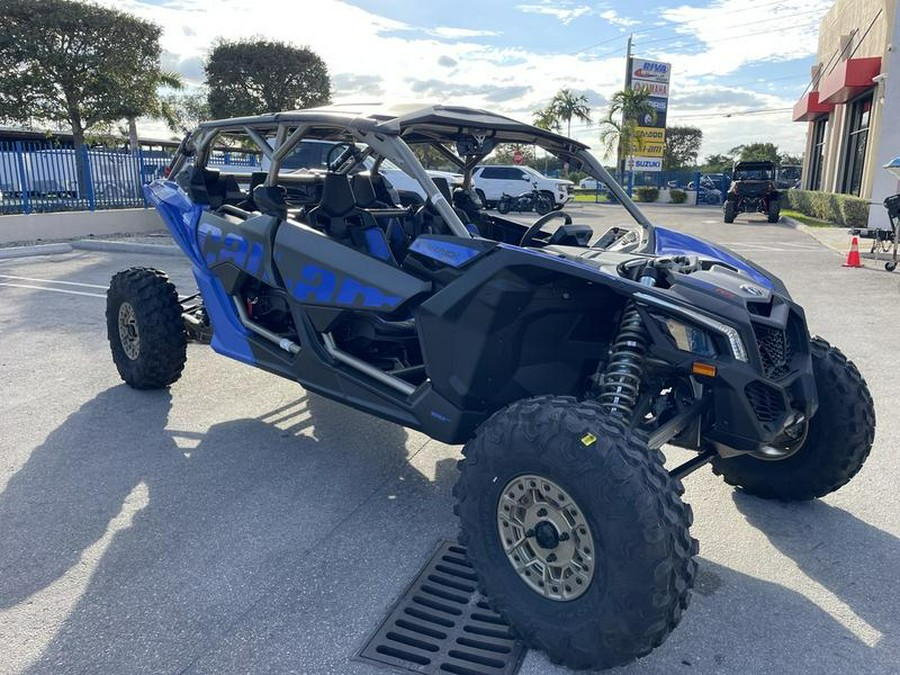 2024 Can-Am® Maverick X3 MAX X rs Turbo RR with Smart-Shox Dazzling Blue & Carbon Black