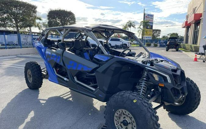 2024 Can-Am® Maverick X3 MAX X rs Turbo RR with Smart-Shox Dazzling Blue & Carbon Black