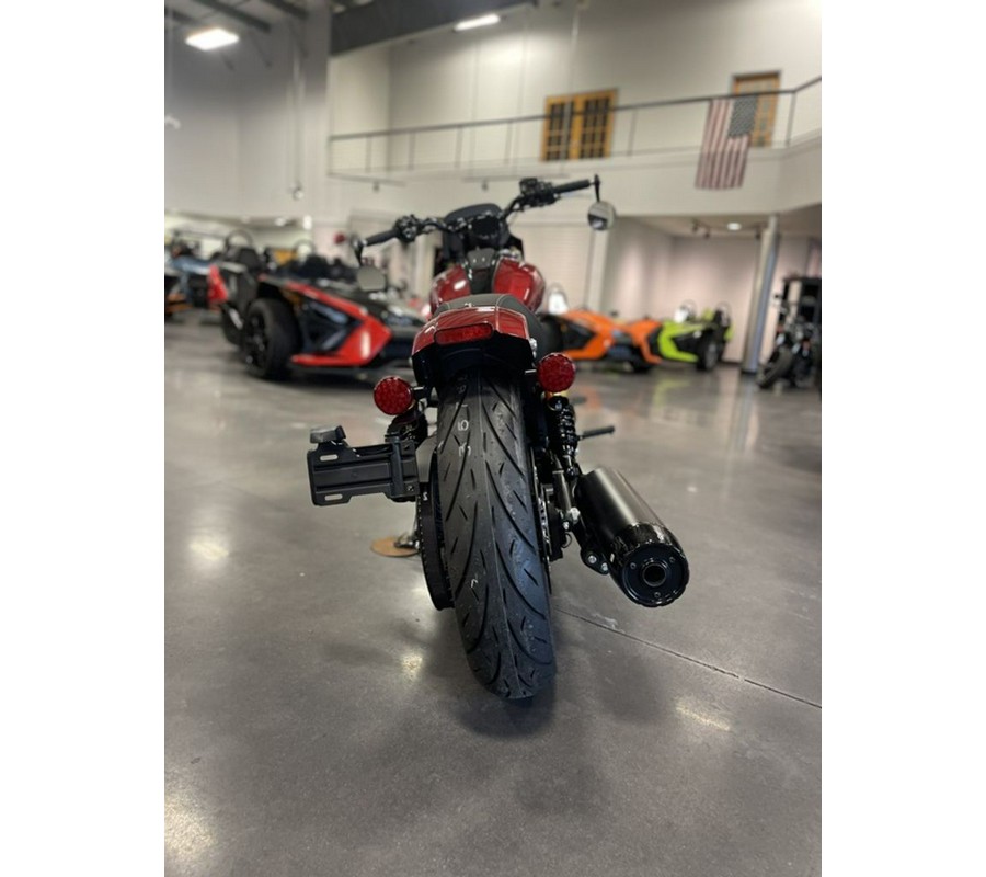 2025 Indian Motorcycle® 101 Scout® Sunset Red Metallic with Graphics