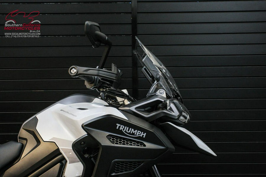 2023 Triumph Tiger 1200 GT Explorer Snowdonia White