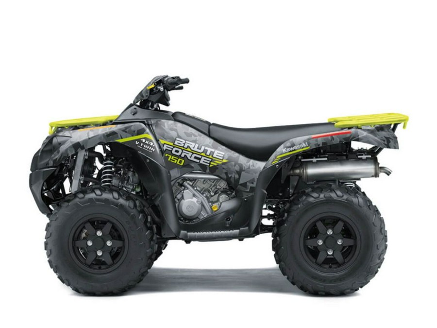 2023 Kawasaki Brute Force® 750 4x4i EPS Fragment Camo Gray