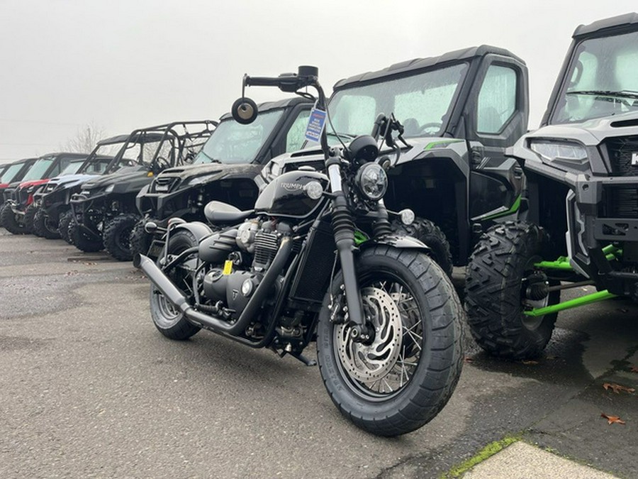 2020 Triumph Bonneville Bobber Jet Black