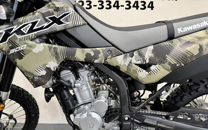 2026 Kawasaki KLX®300 Cypher Camo Beige