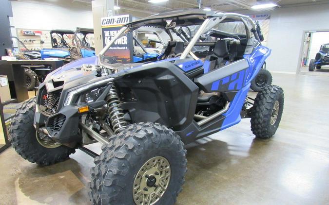 2024 Can-Am® Maverick X3 X rs Turbo RR with Smart-Shox Dazzling Blue & Carbon Black