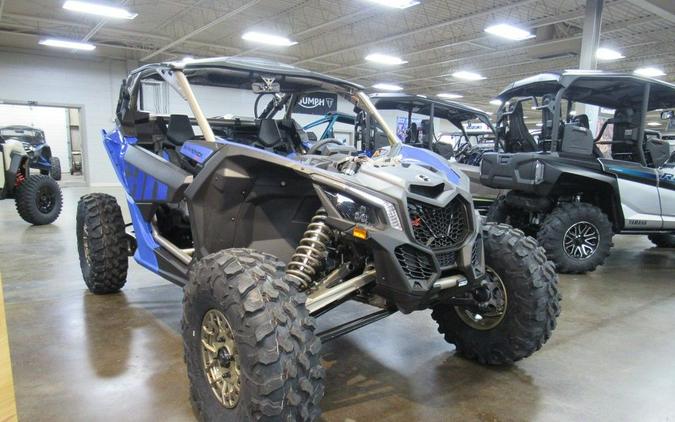 2024 Can-Am® Maverick X3 X rs Turbo RR with Smart-Shox Dazzling Blue & Carbon Black