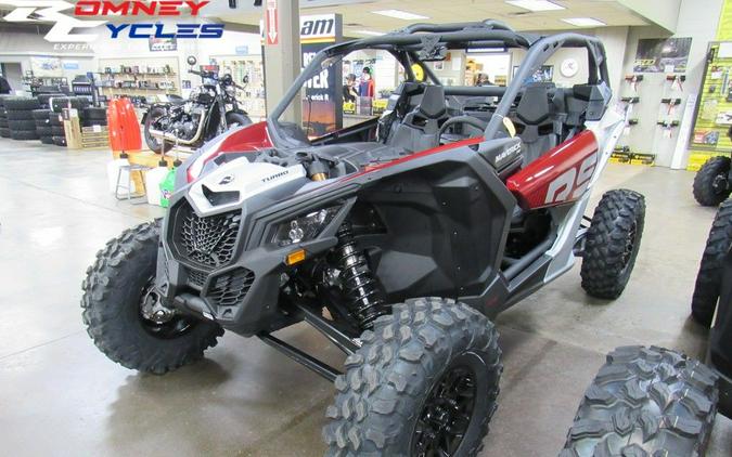 2024 Can-Am® Maverick X3 RS Turbo Fiery Red & Hyper Silver