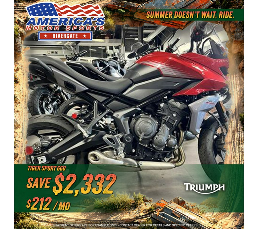2024 Triumph Tiger Sport 660 Korosi Red/Graphite
