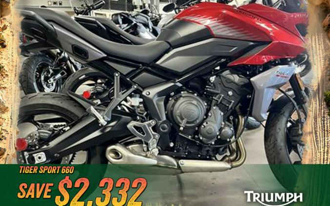 2024 Triumph Tiger Sport 660 Korosi Red/Graphite