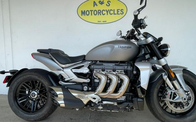 2023 Triumph Rocket 3 R Matte Silver Ice