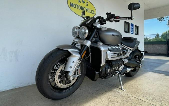 2023 Triumph Rocket 3 R Matte Silver Ice