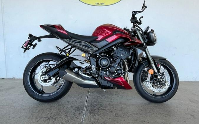 2024 Triumph Street Triple 765 RS Carnival Red