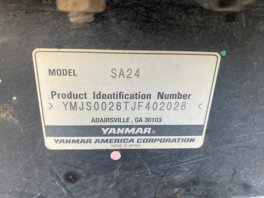 2019 Yanmar USA SA424 Tractor,Loader,Backhoe