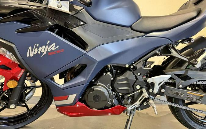 2026 Kawasaki Ninja® 500 ABS Metallic Matte Twilight Blue