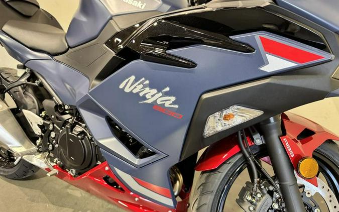 2026 Kawasaki Ninja® 500 ABS Metallic Matte Twilight Blue