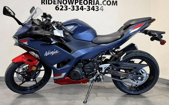 2026 Kawasaki Ninja® 500 ABS Metallic Matte Twilight Blue