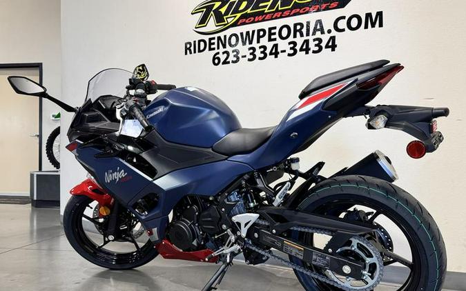 2026 Kawasaki Ninja® 500 ABS Metallic Matte Twilight Blue