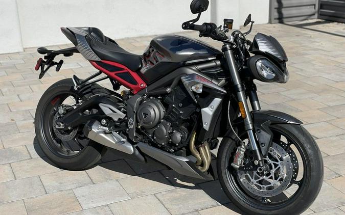 2022 Triumph Street Triple RS Silver Ice