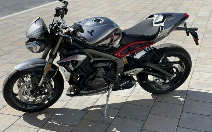 2022 Triumph Street Triple RS Silver Ice