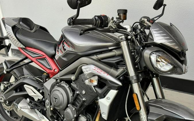 2022 Triumph Street Triple RS Silver Ice