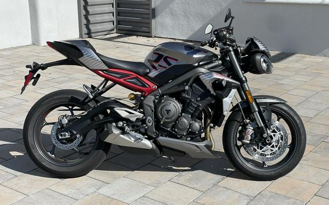 2022 Triumph Street Triple RS Silver Ice