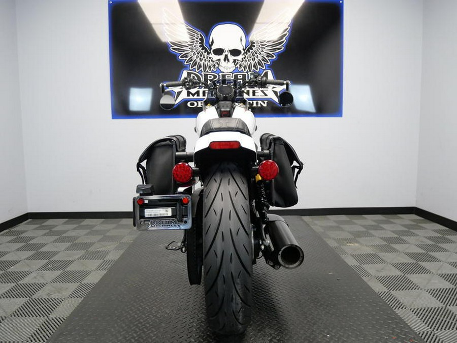 2025 Indian Motorcycle® 101 Scout® Ghost White Metallic with Graphics