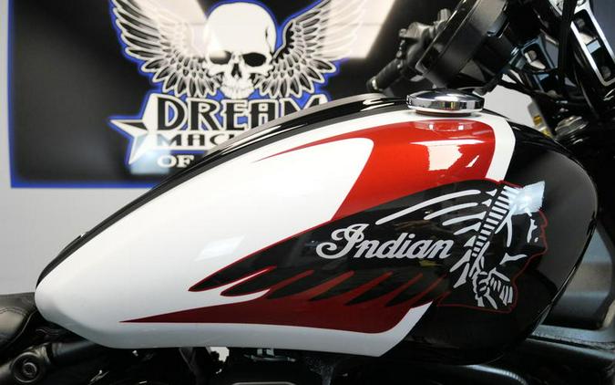 2025 Indian Motorcycle® 101 Scout® Ghost White Metallic with Graphics