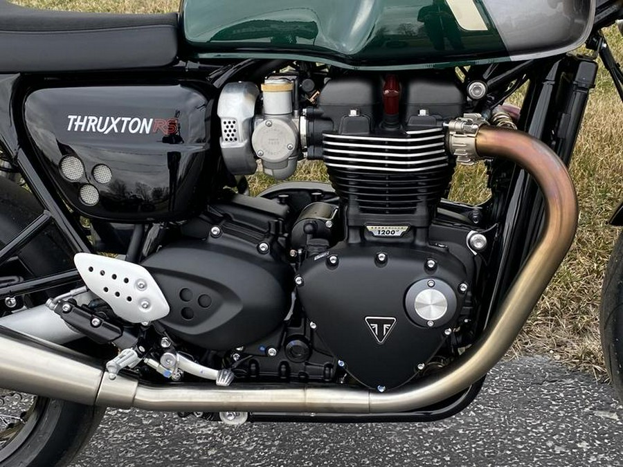 2023 Triumph Thruxton RS Competition Green / Silver Ice