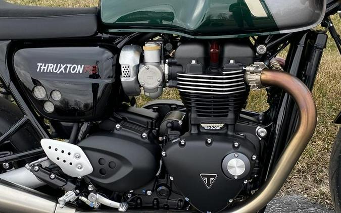 2023 Triumph Thruxton RS Competition Green / Silver Ice