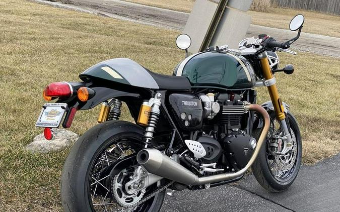 2023 Triumph Thruxton RS Competition Green / Silver Ice