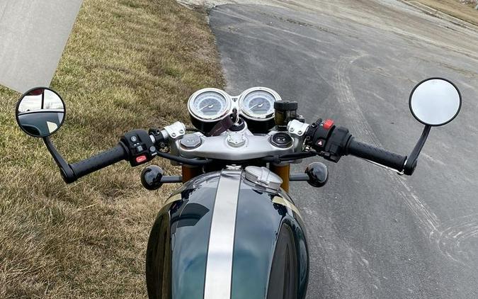 2023 Triumph Thruxton RS Competition Green / Silver Ice