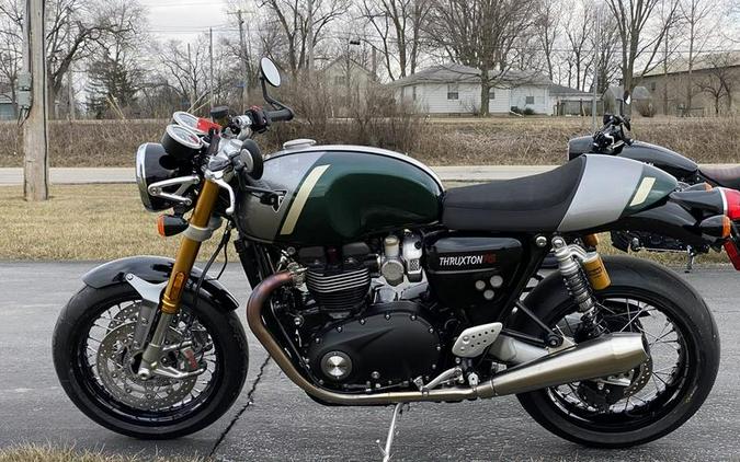 2023 Triumph Thruxton RS Competition Green / Silver Ice