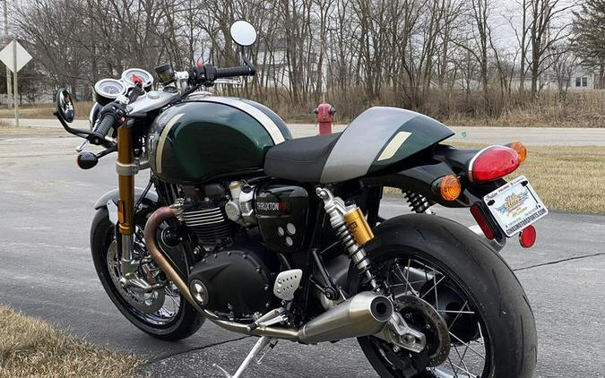 2023 Triumph Thruxton RS Competition Green / Silver Ice