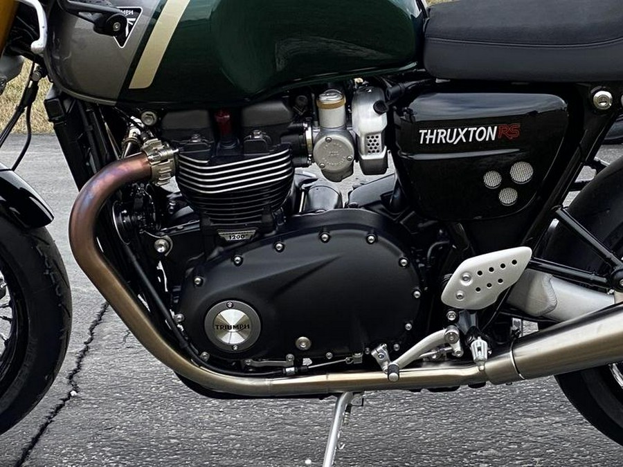 2023 Triumph Thruxton RS Competition Green / Silver Ice